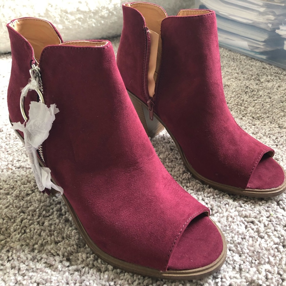 Open Toe Fall Booties